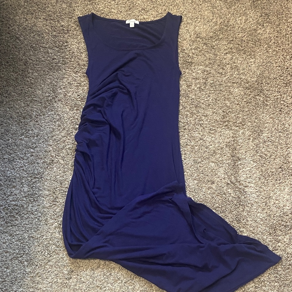 ☀️ Sleeveless Navy Maxi Dress with Scoop Neck
